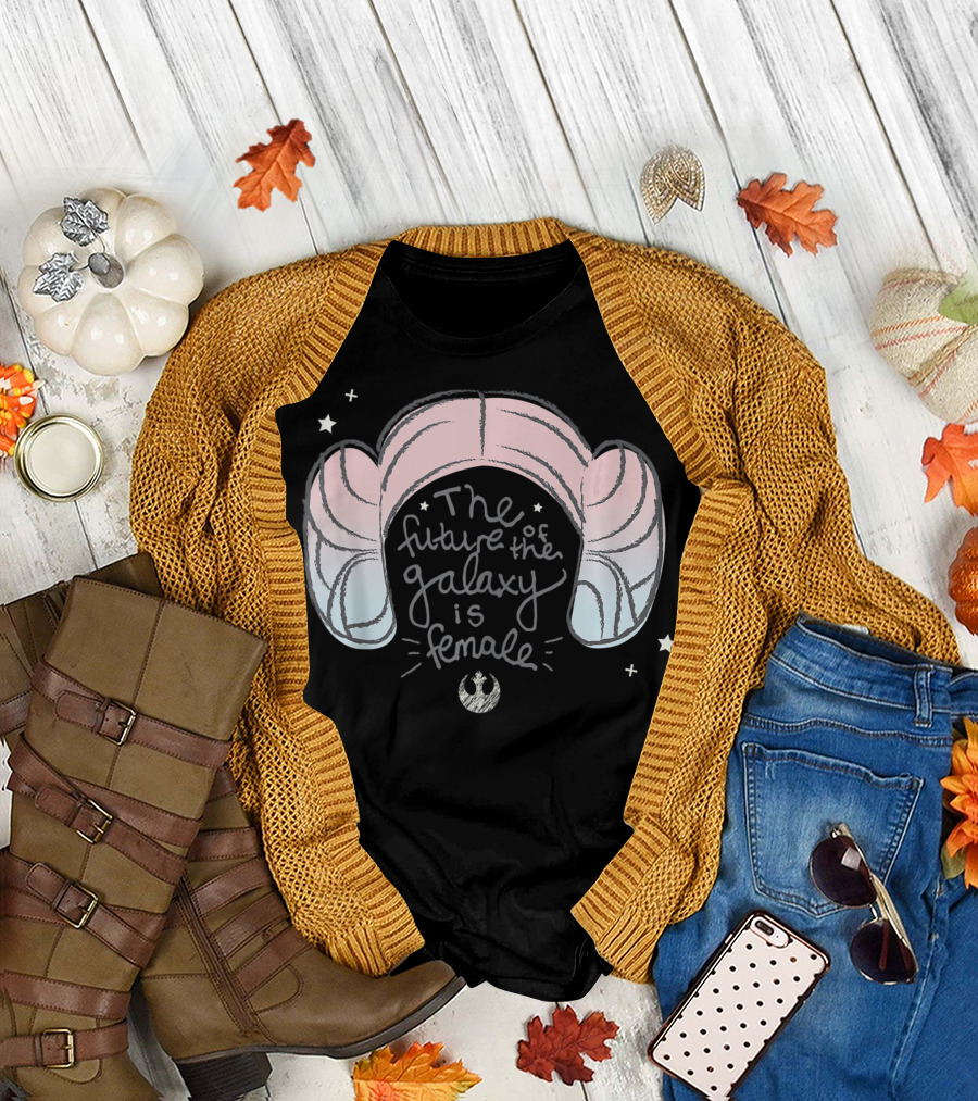 Star Wars Leia The Future Of The Galaxy Is Female T-Shirt