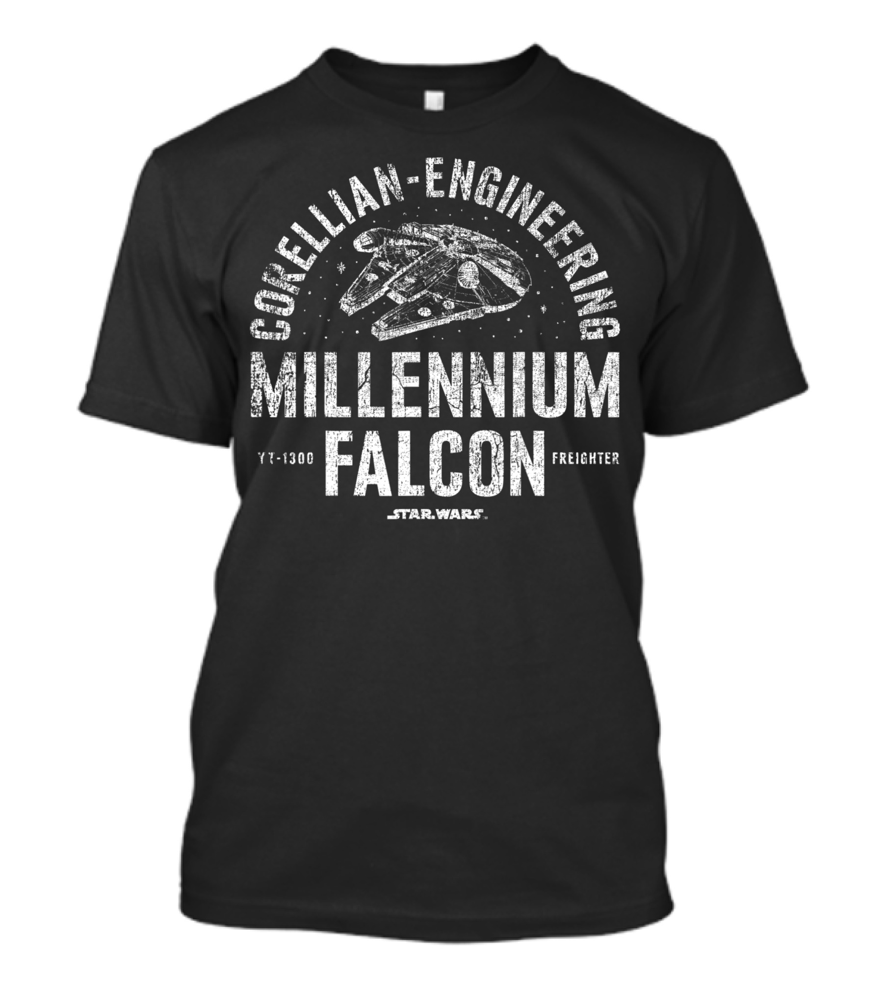 Star Wars YT-1300 Millennium Falcon Corellian Engineering Freighter T-Shirt