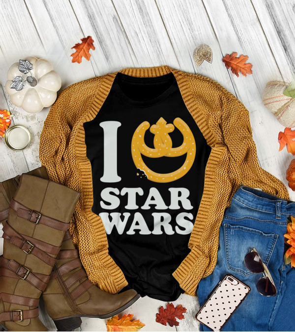 I Love Star Wars Pretzel Rebel Icon Oktoberfest T-Shirt
