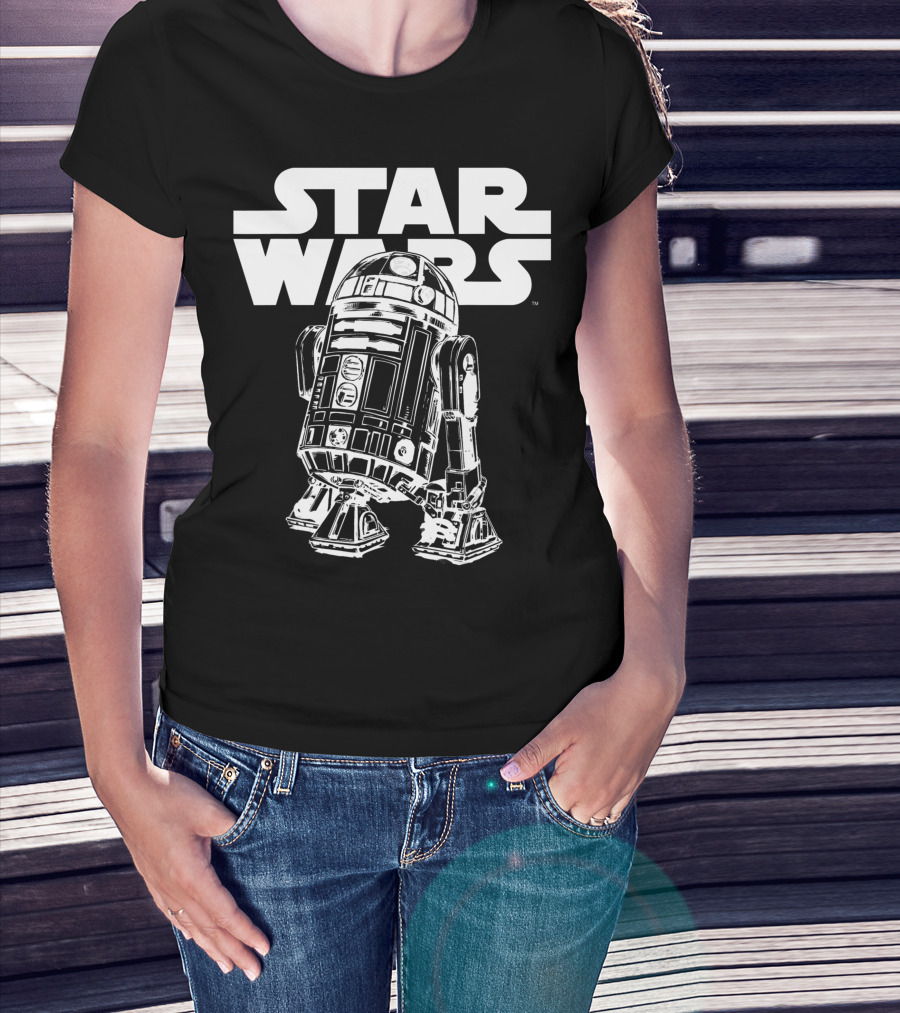 Star Wars R2 D2 Pose Tw Droid T-Shirt
