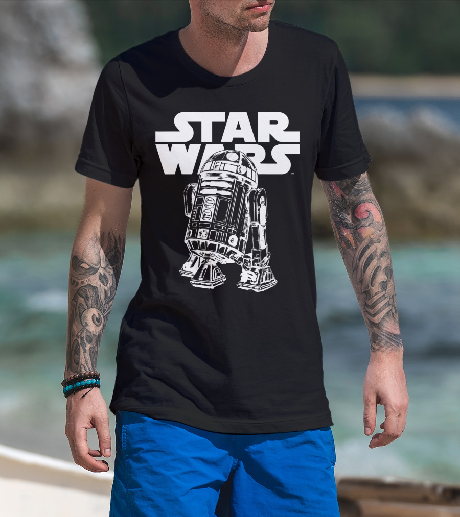 Star Wars R2 D2 Pose Tw Droid T-Shirt