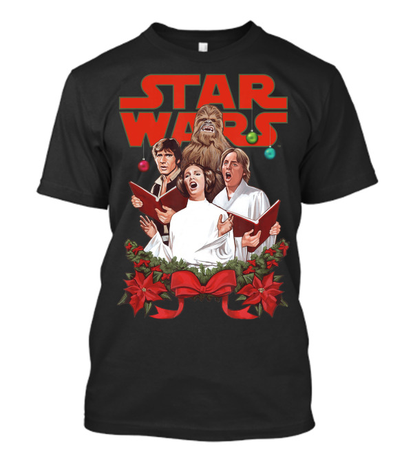 Star Wars Rebel Choir Holiday Festive Singing Scene T-Shirt