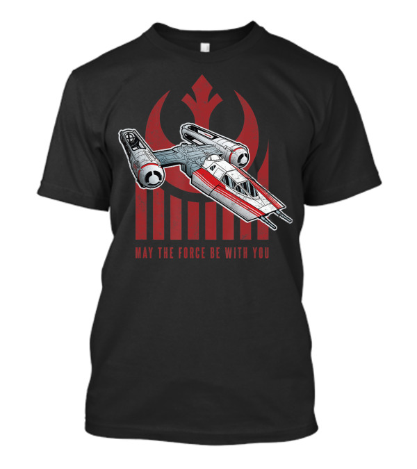 Star Wars Rise Of Skywalker Resistance Starfighter May The Force Be With You T-Shirt