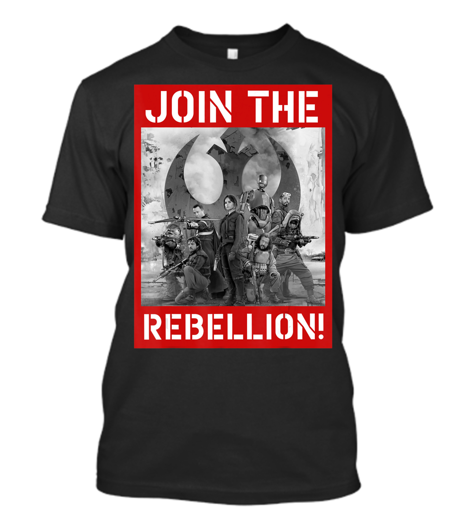 Join The Rebellion Star Wars Rogue One Rebel Alliance Force T-Shirt