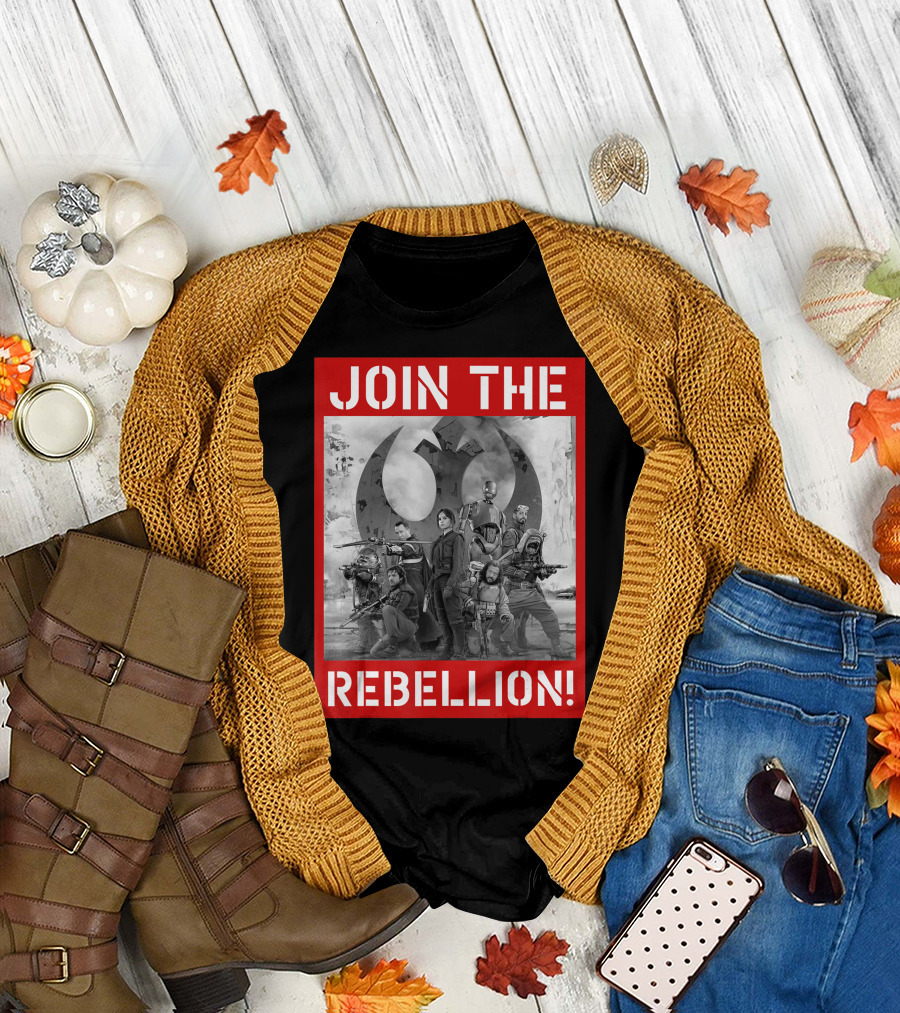 Join The Rebellion Star Wars Rogue One Rebel Alliance Force T-Shirt