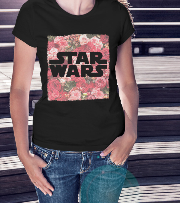 Star Wars Floral Rose T-Shirt