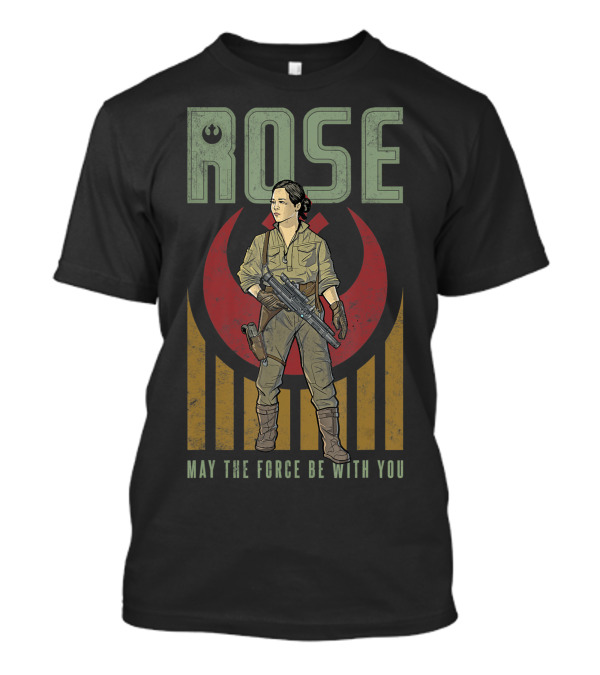 Star Wars Rose May The Force Be With You T-Shirt