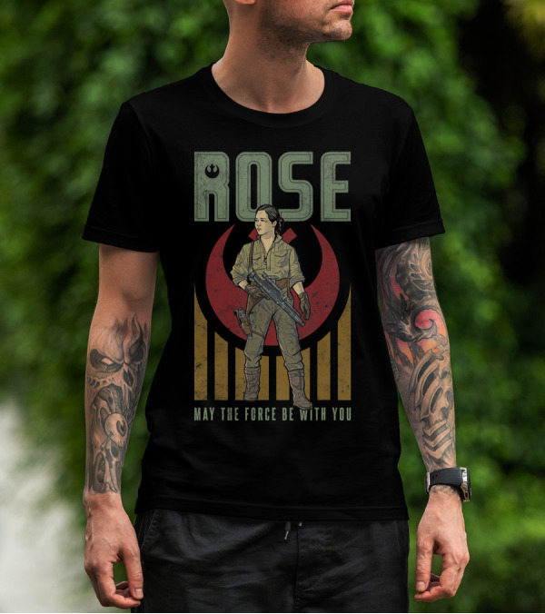 Star Wars Rose May The Force Be With You T-Shirt