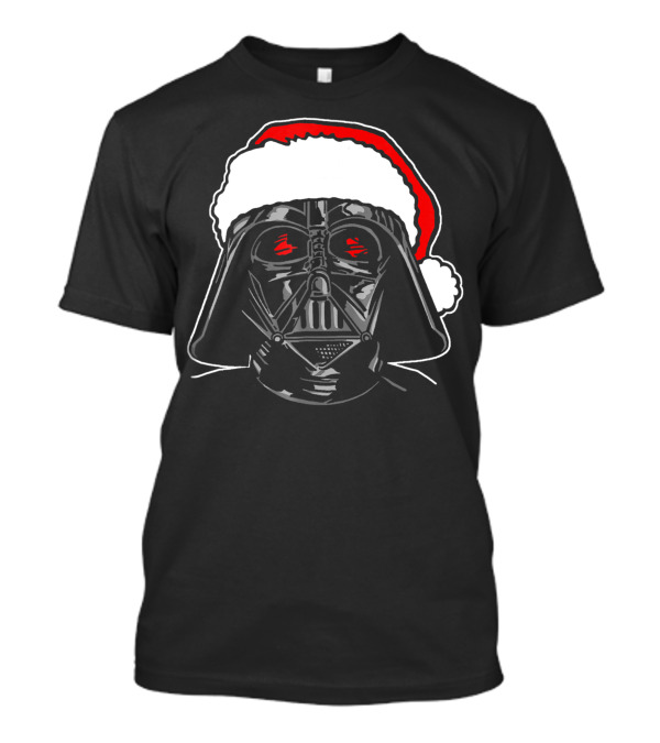 Star Wars Santa Darth Vader Christmas Sketch T-Shirt