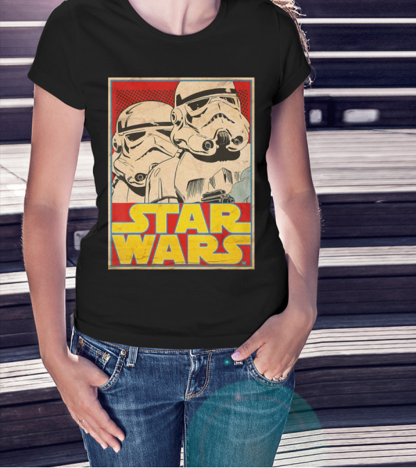 Star Wars Stormtrooper Vintage Trading Card T-Shirt
