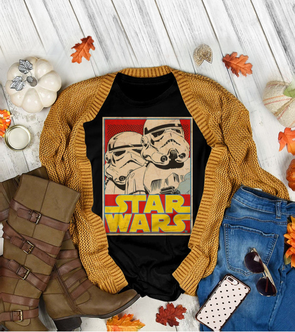Star Wars Stormtrooper Vintage Trading Card T-Shirt