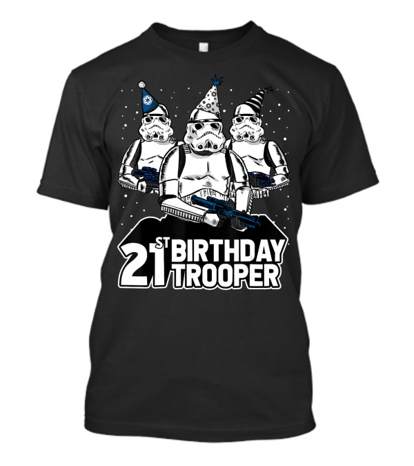 Star Wars Stormtrooper Trio 21st Birthday Party Hats T-Shirt