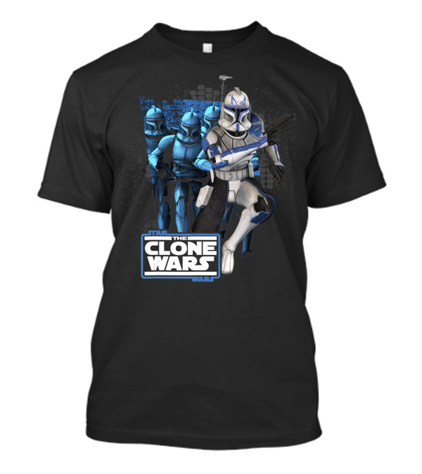 Star Wars The Clone Wars Captain Rex And Clone Troopers Assembly T-Shirt