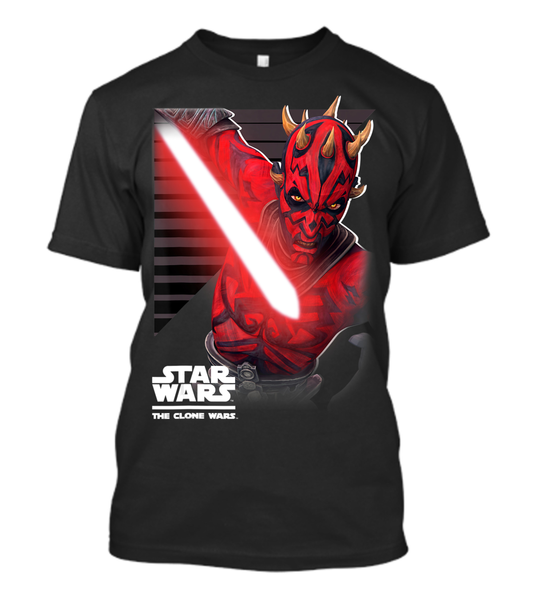 Star Wars The Clone Wars Darth Maul Lightsaber Duel T-Shirt