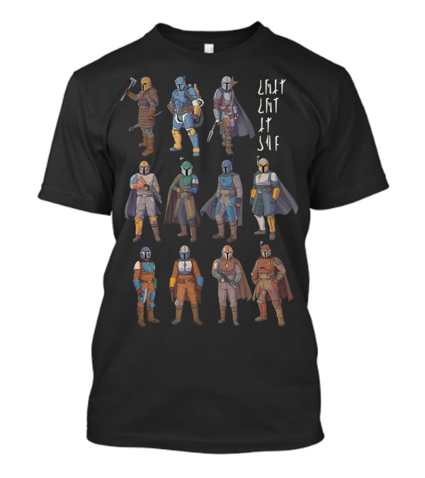 The Mandalorian Bounty Hunters This Is The Way Star Wars Icons T-Shirt