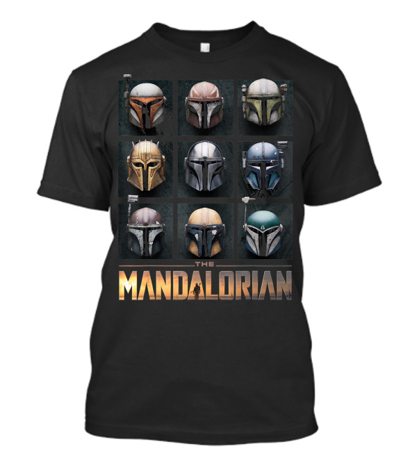 Star Wars The Mandalorian Helmet Collection Box Up T-Shirt