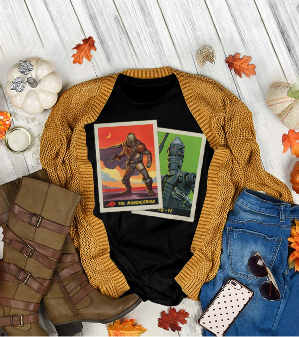 Star Wars The Mandalorian IG-11 Trading Card T-Shirt