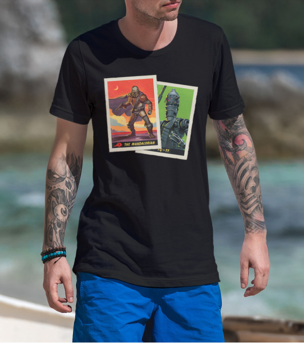 Star Wars The Mandalorian IG-11 Trading Card T-Shirt