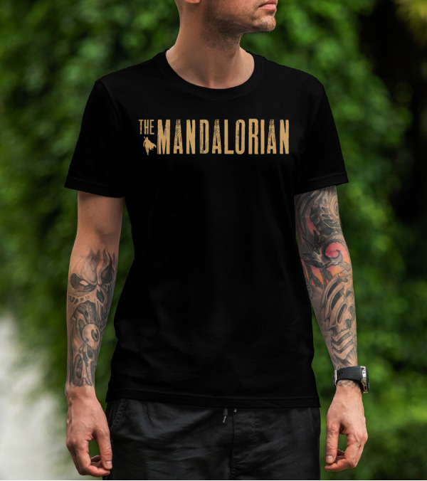 The Mandalorian Star Wars Iconic Logo Simple Af T-Shirt