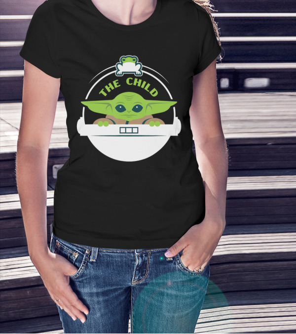 Star Wars The Mandalorian The Child Grogu Floating Pod Frog Snack T-Shirt