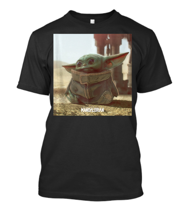 Mandalorian The Child Star Wars Grogu Desert Scene T-Shirt