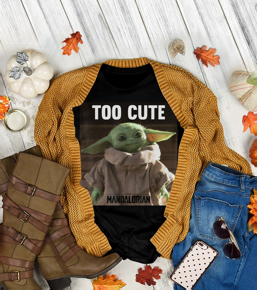 Star Wars The Mandalorian The Child Too Cute T-Shirt