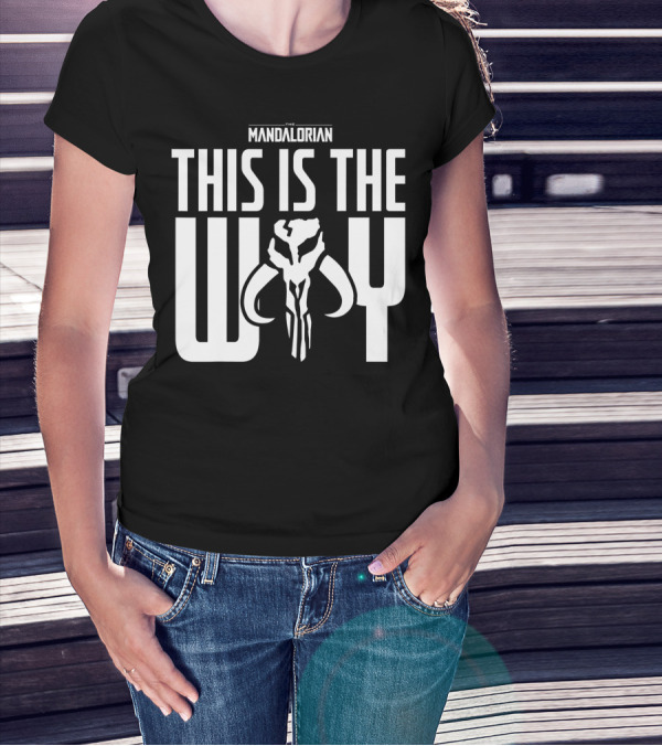The Mandalorian This Is The Way Mythosaur Emblem T-Shirt