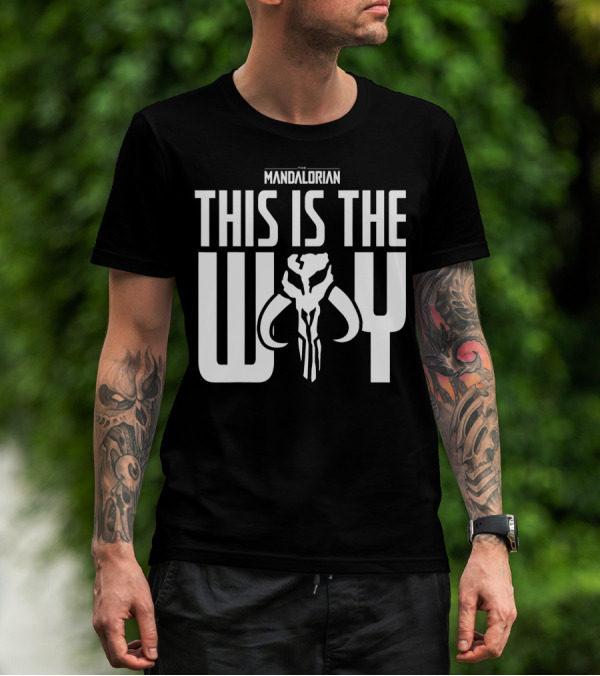 The Mandalorian This Is The Way Mythosaur Emblem T-Shirt