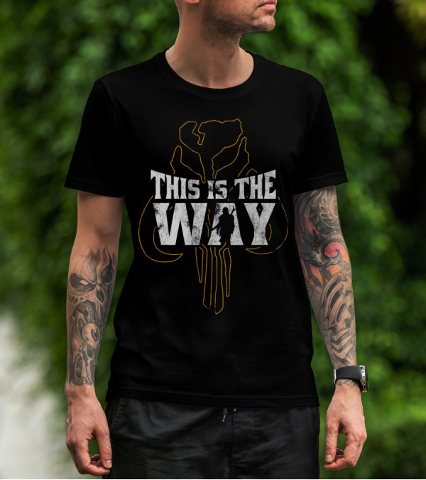 Star Wars The Mandalorian This Is The Way Mythosaur Overlay T-Shirt