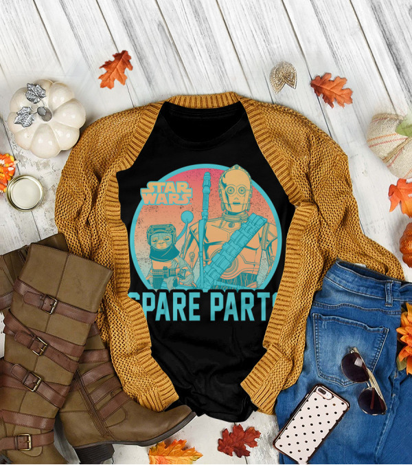 Star Wars Babu Frik C-3PO Spare Parts T-Shirt