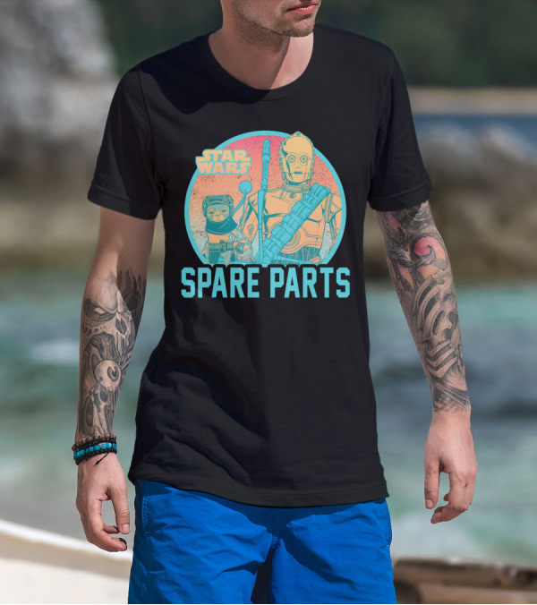 Star Wars Babu Frik C-3PO Spare Parts T-Shirt