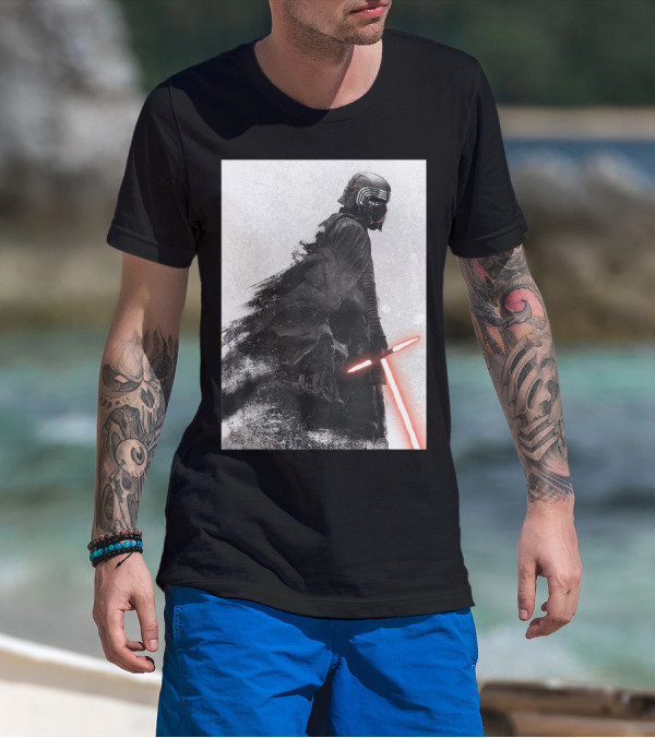 Star Wars The Rise Of Skywalker Kylo Ren Lightsaber Duel T-Shirt