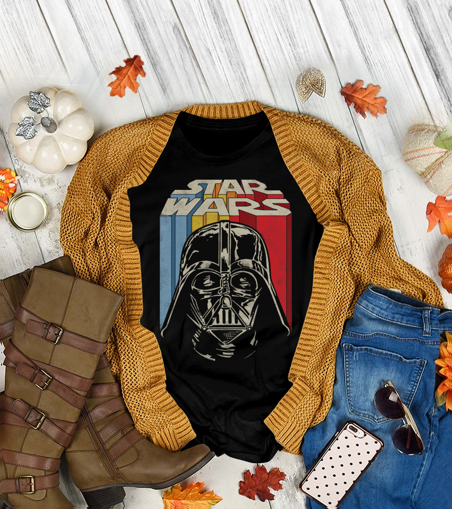 Star Wars Vintage Darth Vader Retro Colors T-Shirt