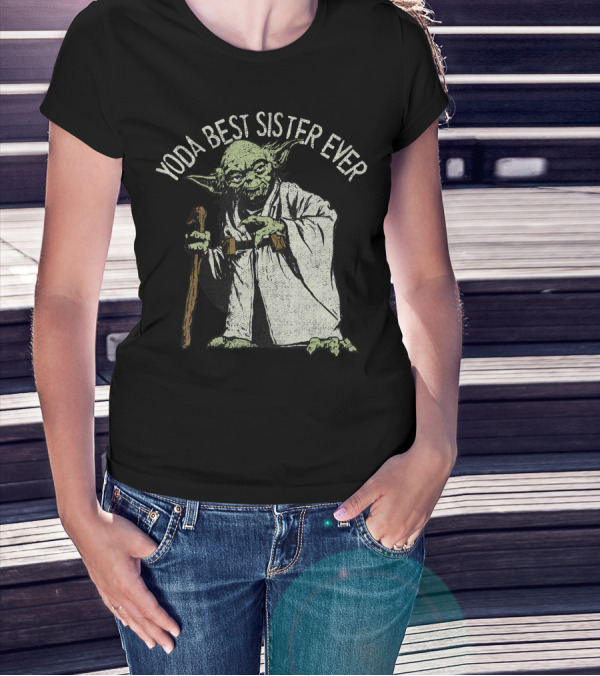Yoda Best Sister Ever Star Wars Iconic Yoda T-Shirt