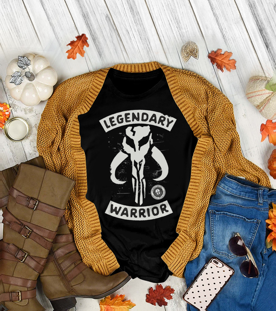 Legendary Warrior Star Wars The Mandalorian Skull T-Shirt