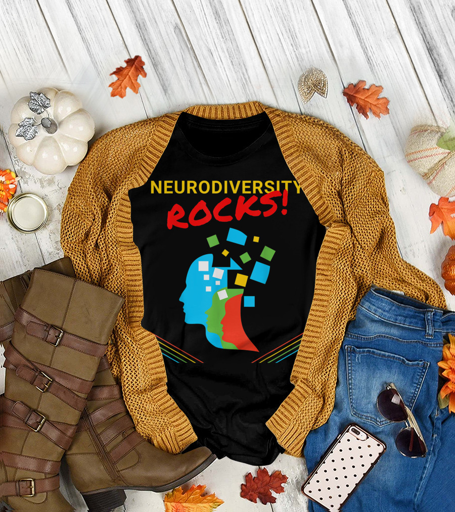 NEURODIVERSITY ROCKS Autism Awareness T-Shirt