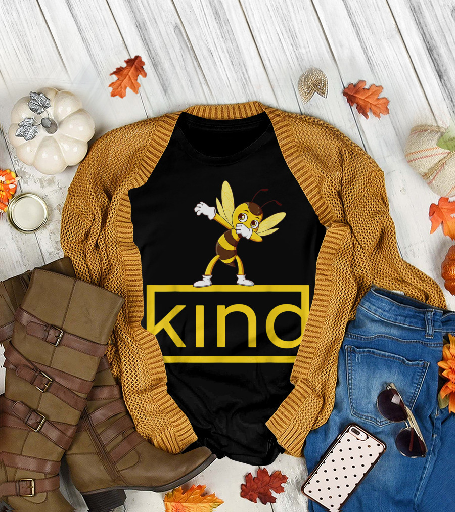 Be Kind Bee Dabbing Kindness Kids Women T-Shirt