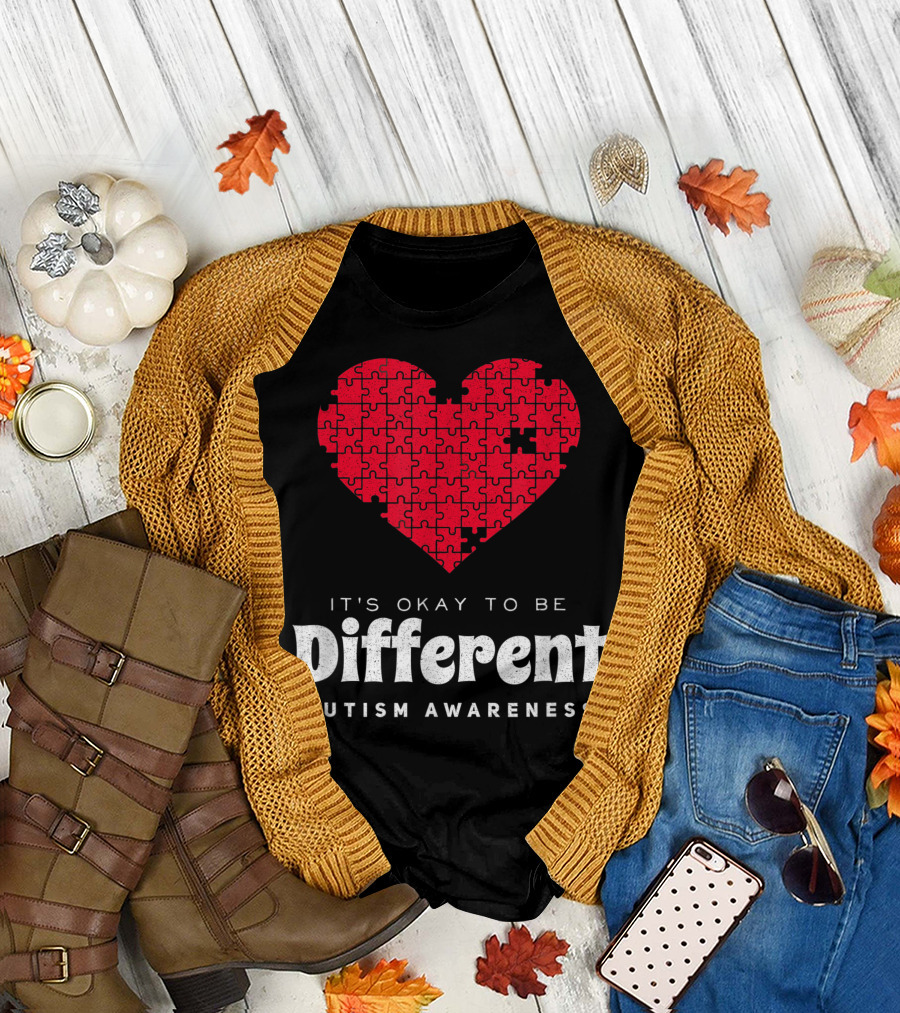It's Okay to Be Different Autism Awareness T-Shirt