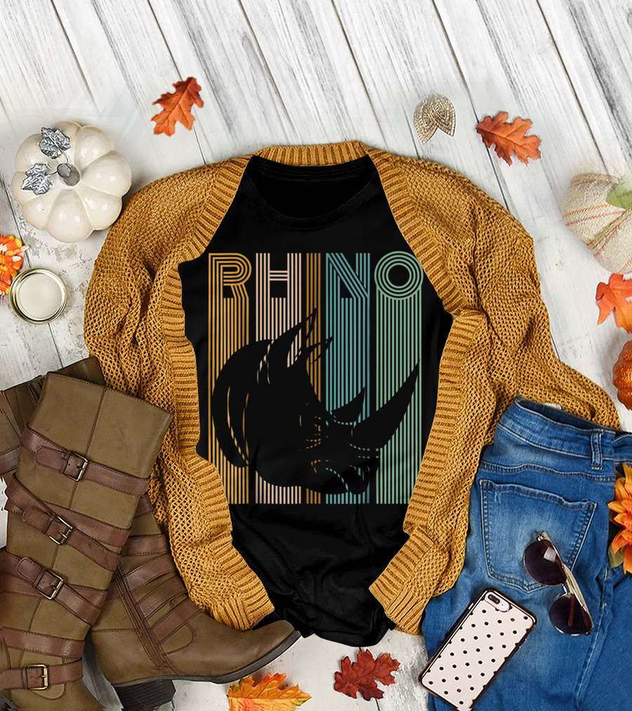 Rhino Vintage Striped T-Shirt