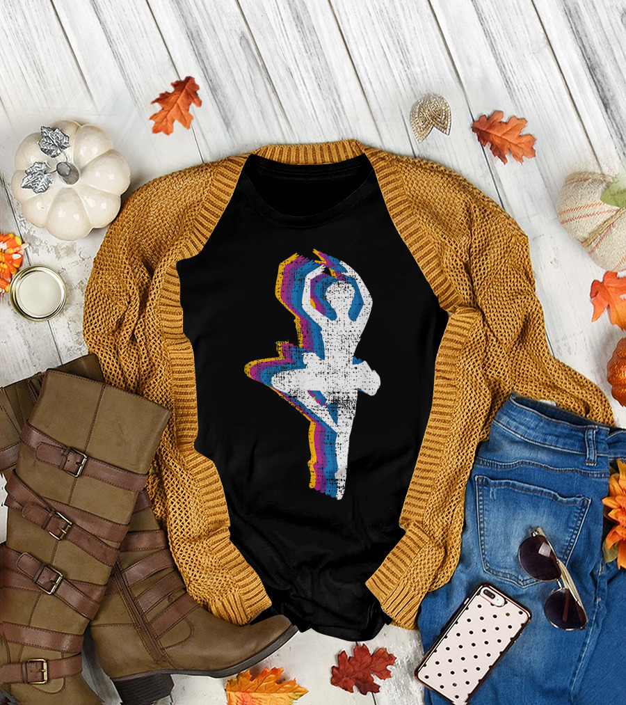 Ballet Dancer Multicolored T-Shirt