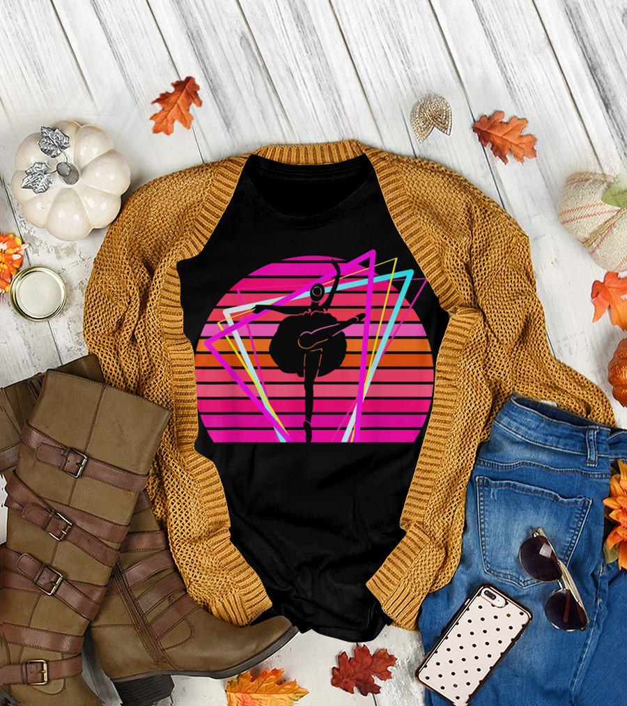 Ballet Vaporwave Sunset Ballerina Synthwave T-Shirt