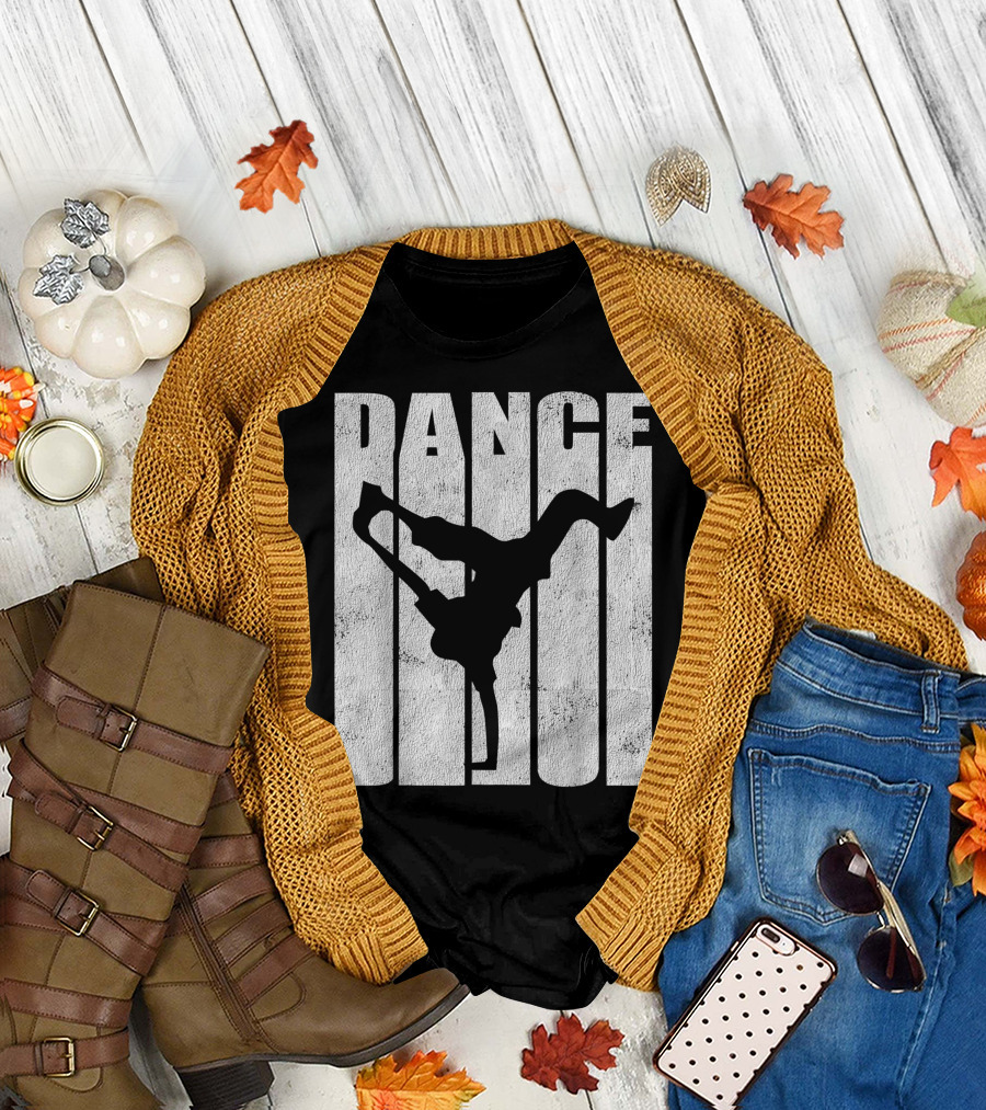 Hip Hop Breakdance B Boy Dance Silhouette Cool T-Shirt