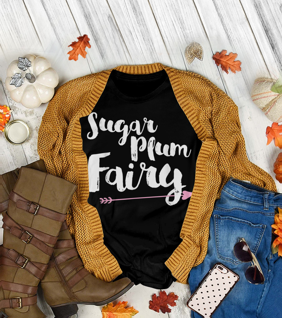 Sugar Plum Fairy Nutcracker Ballet Dance Arrow T-Shirt