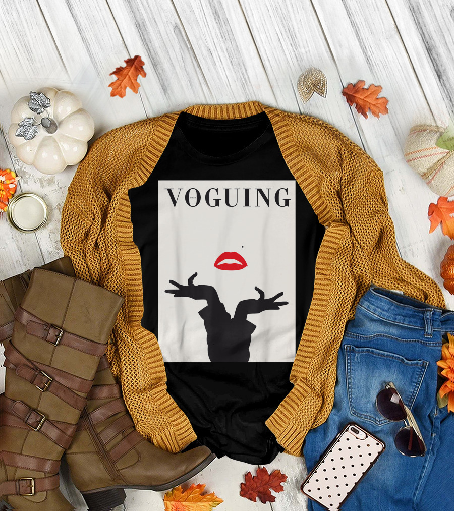Voguing Dance Drag Queen Pose Lips Iconic T-Shirt