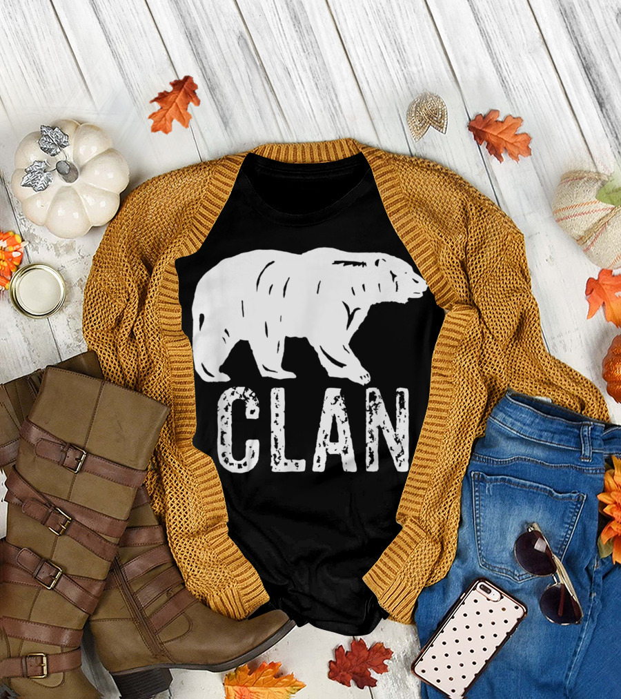 Bear Clan Native American Pride Founding Fathers Tribe Clan T-Shirt