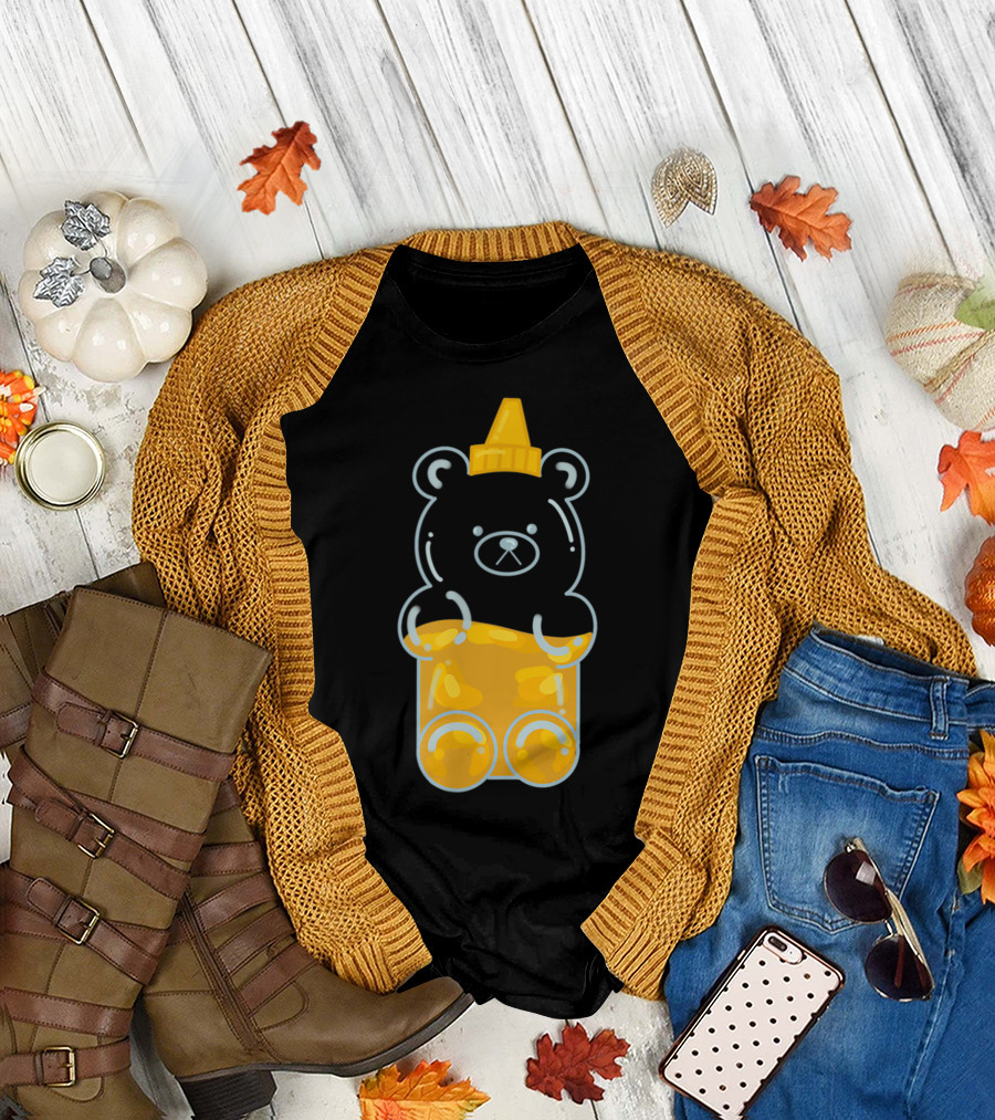 Cute Honey Bear Bottle T-Shirt