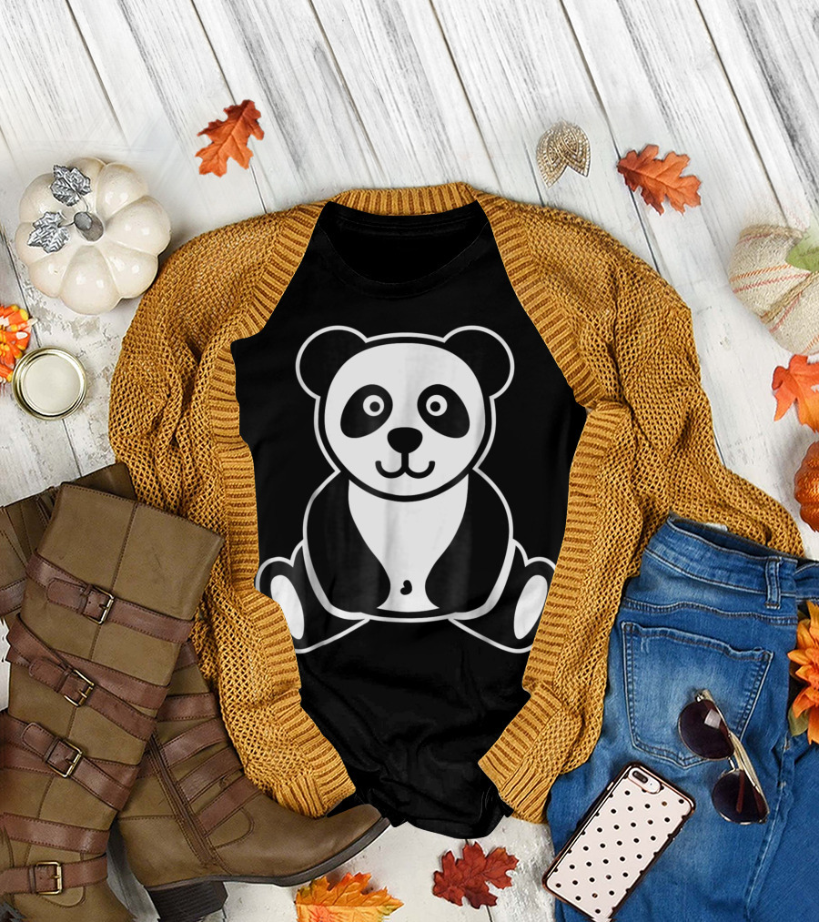 Cute Panda Bear T-Shirt