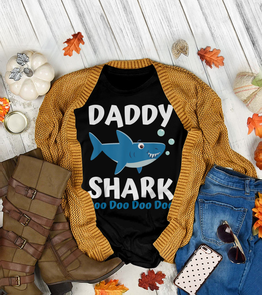 Daddy Shark Doo Doo Doo Doo Matching Family Set T-Shirt