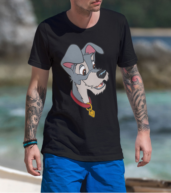 Disney Tramp Character Portrait Lady And The Tramp T-Shirt