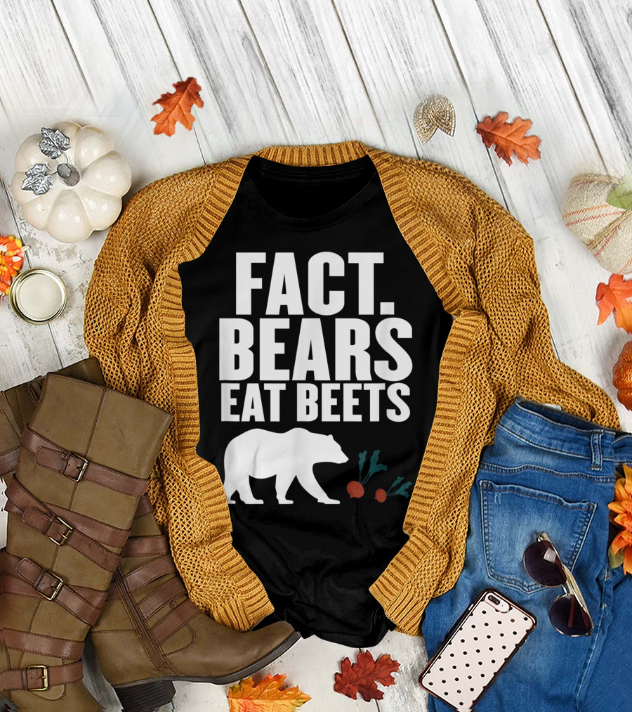 Fact Bears Eat Beets Animal Vegetable Dwight Schrute The Office T-Shirt